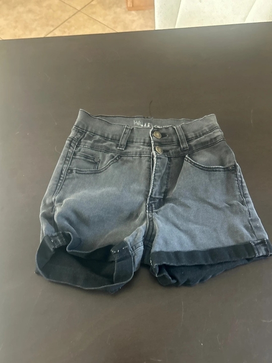 Wallflower Pants - Wallflower Two-Tone Washed Black Denim Shorts